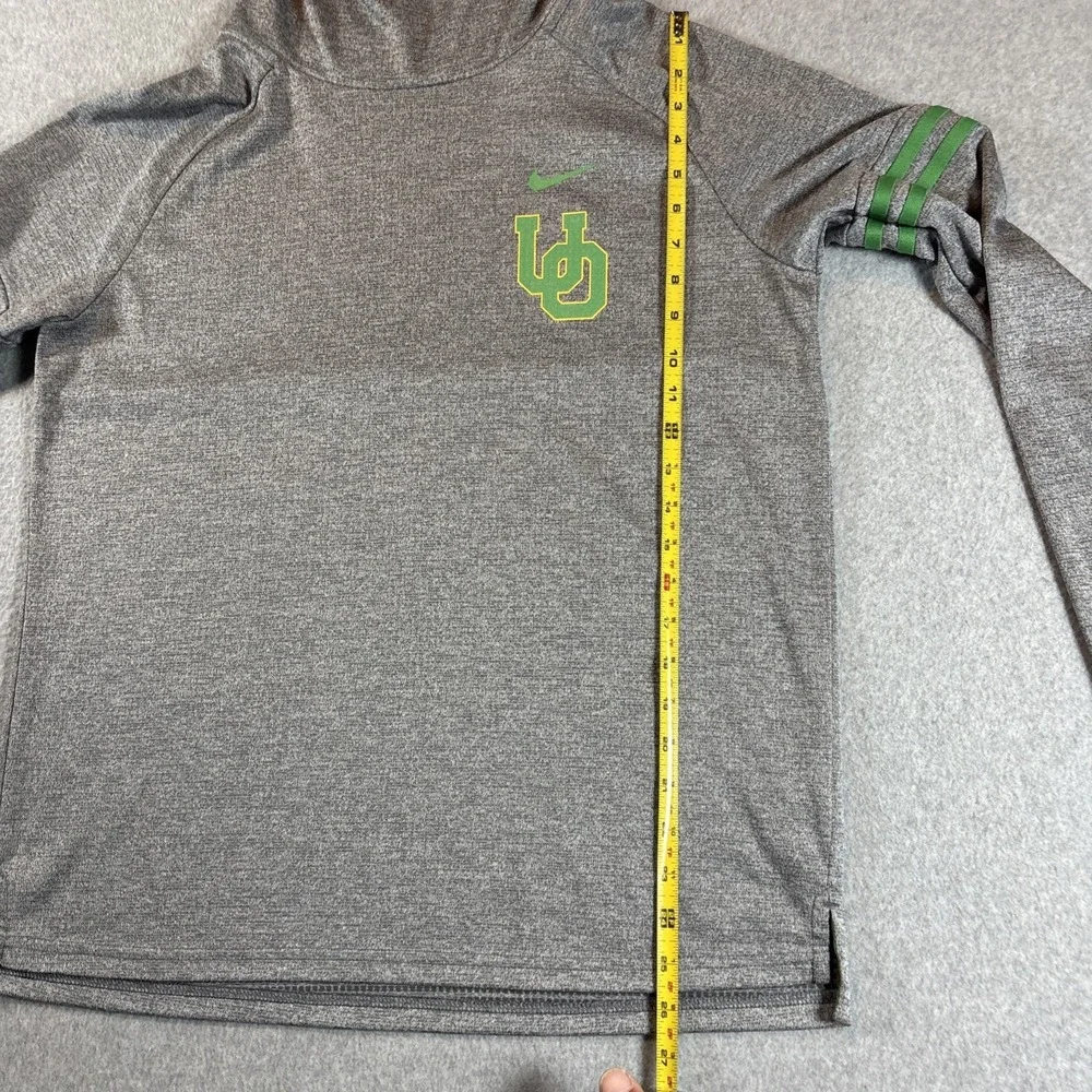 Nike Oregon Ducks women's funnel neck long-sleeve sweatshirt Sz L Preowned